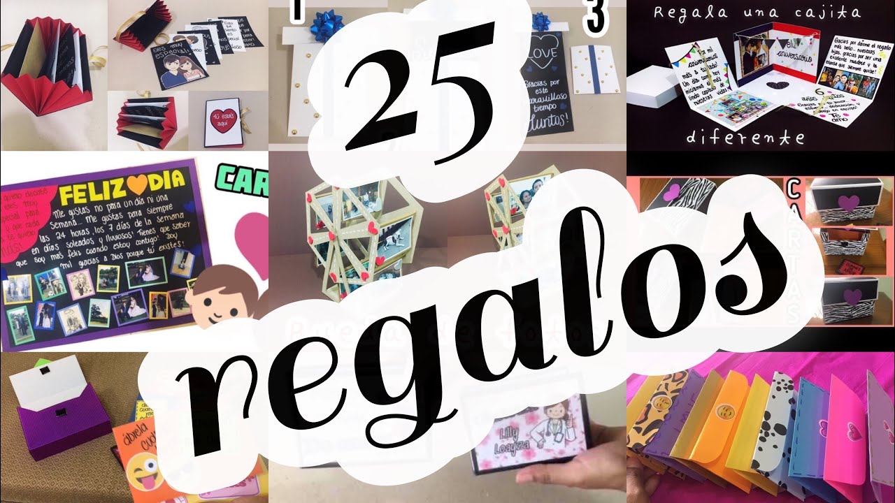 25 ideas de regalos faciles y bonitos Especial tarjetas