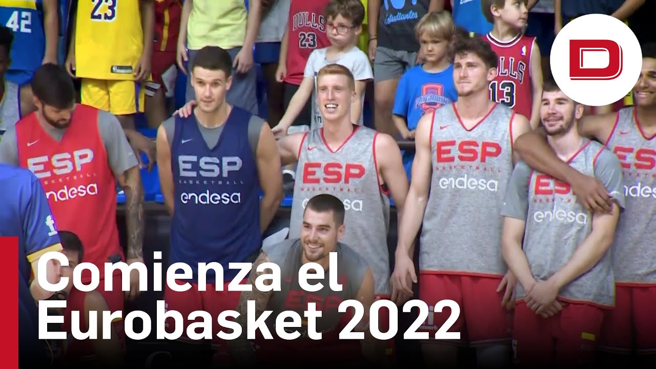 La seleccion espanola de baloncesto se prepara para el Eurobasket