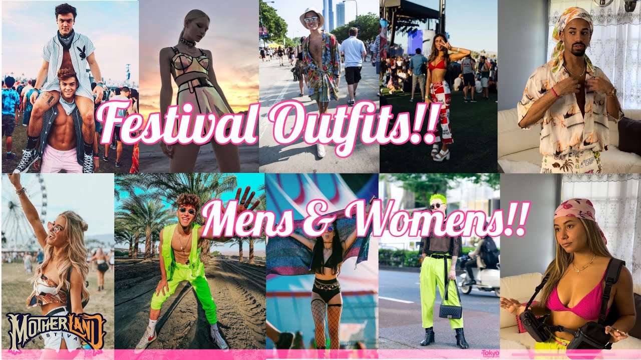 6 Outfits Ideas para Festivales Mens amp Womens