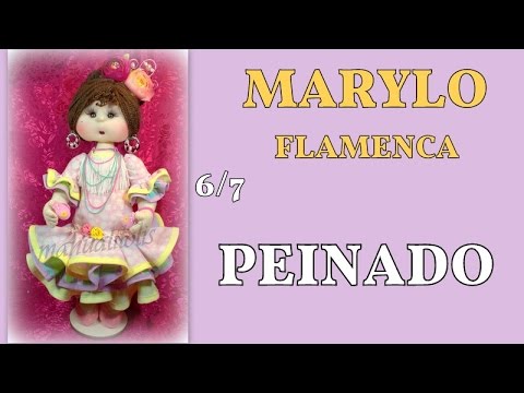 muneca Marylo flamenca hacemos el peinado 67 video 262