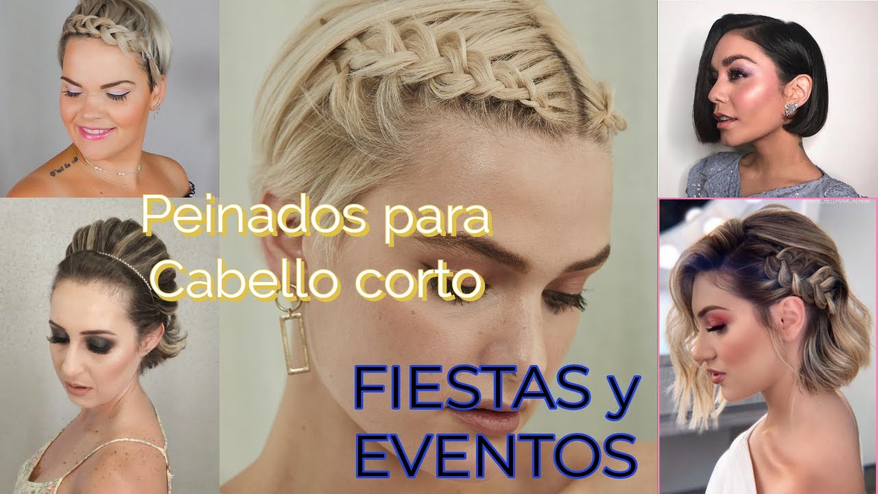 peinados elegantes para CABELLO CORTO2022 peinados faciles y preciosos para
