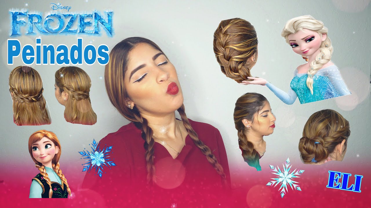 Como hacer peinados de Frozen 1 y 2 Elsa