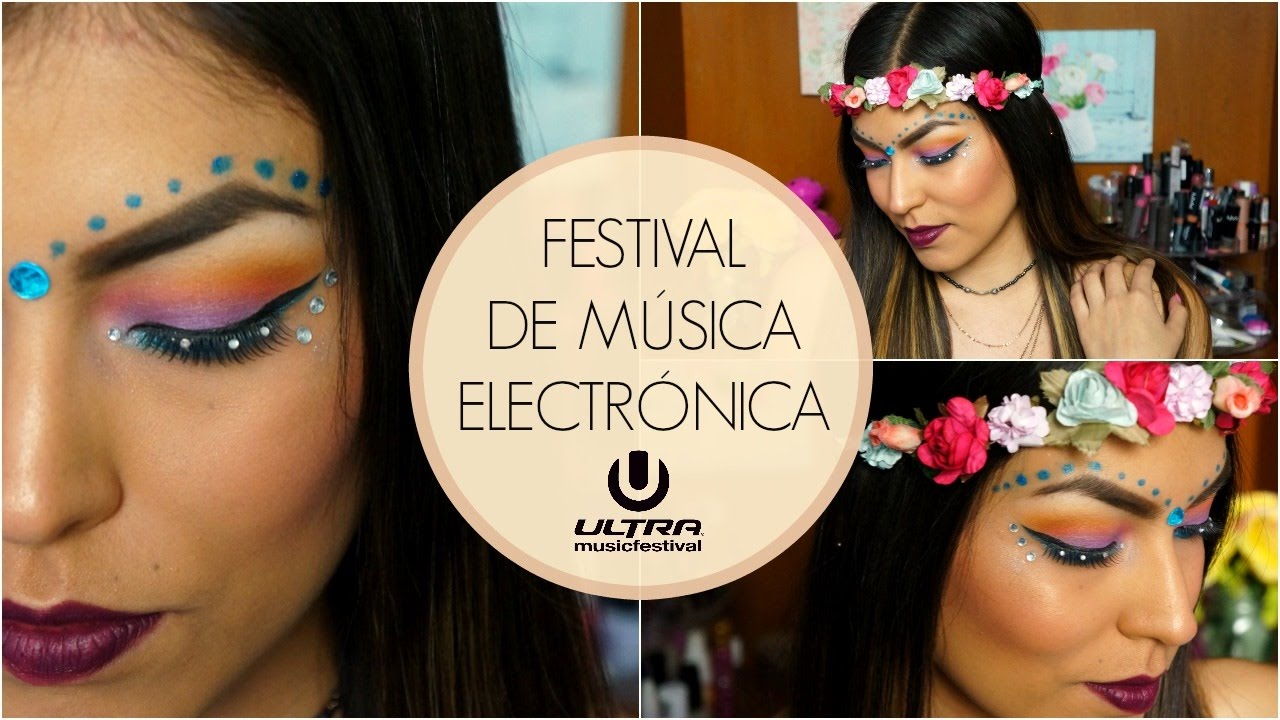 FESTIVAL DE MUSICA ELECTRONICA Makeup y Unas ft AdriMani