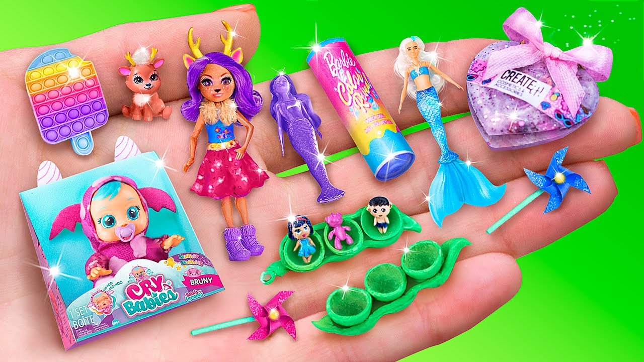 15 Munecas en Miniatura para LOL y Barbie