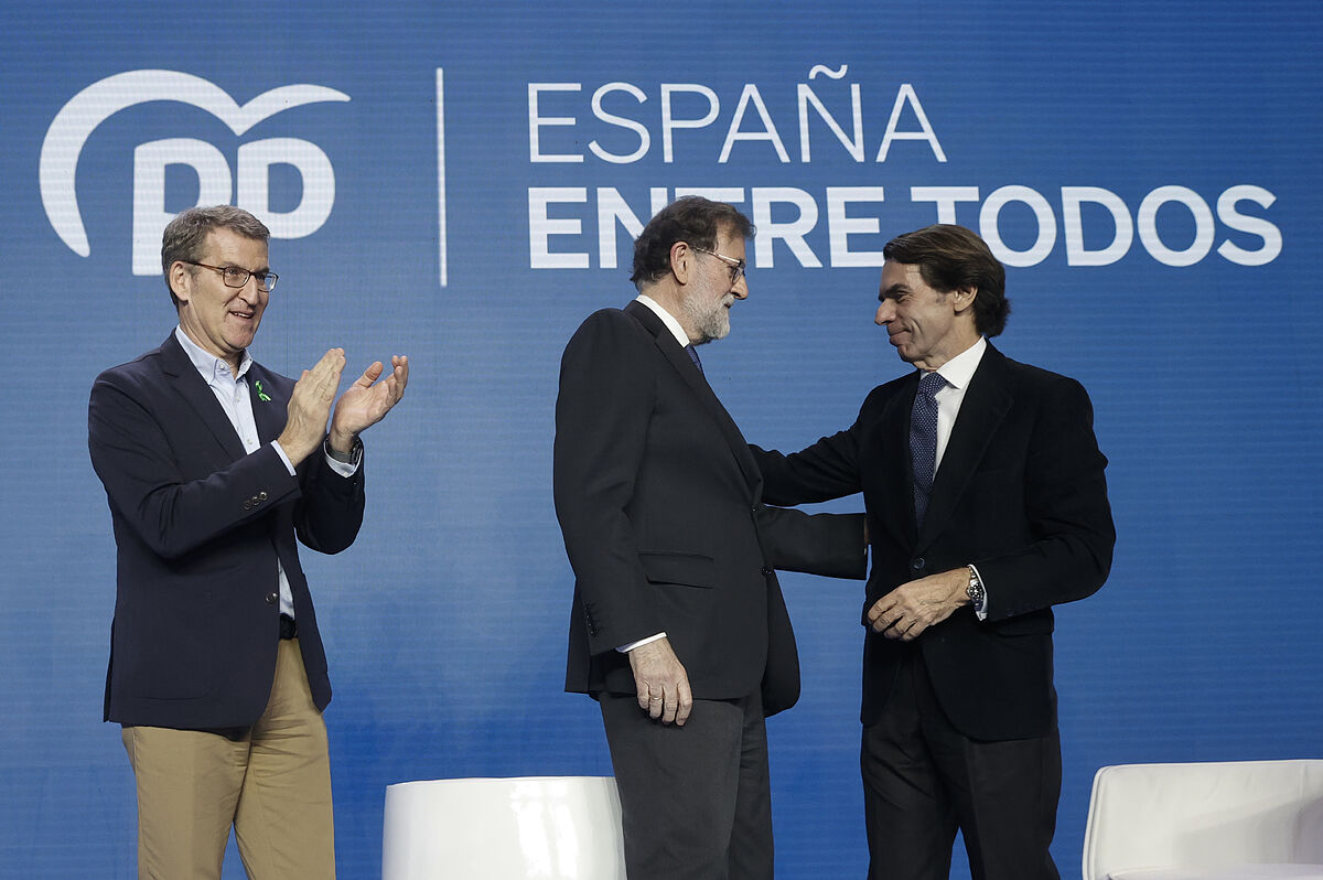 Aznar y Rajoy a disposicin de Feijo Cuando quieras y
