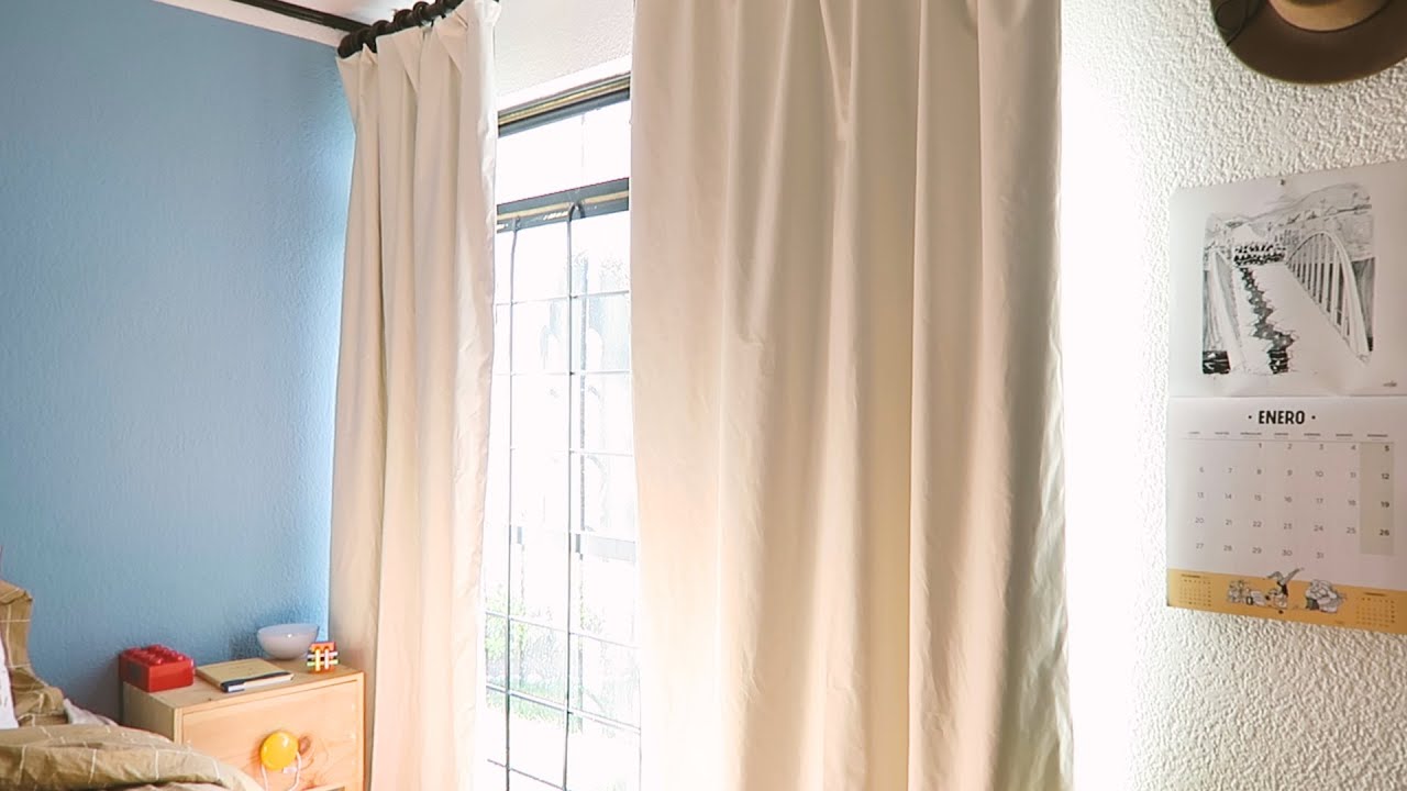 Como hacer las cortinas de tu cuarto Tutorial Cortinas