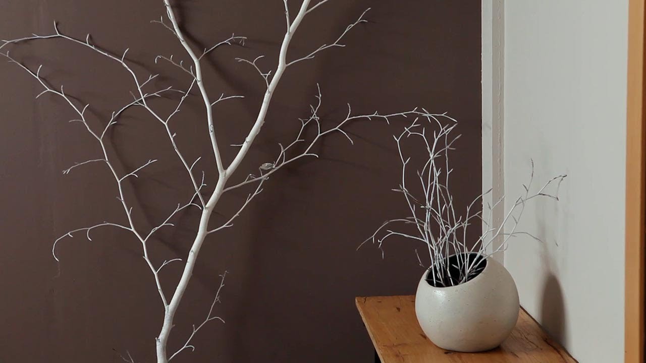 Como pintar una rama para decorar la casa Bricomania