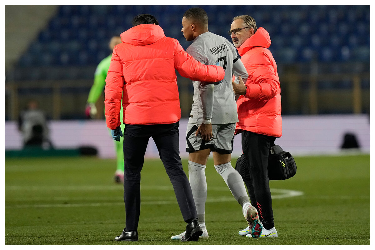 Ligue 1 Alarma en el PSG Mbapp lesionado tiene difcil
