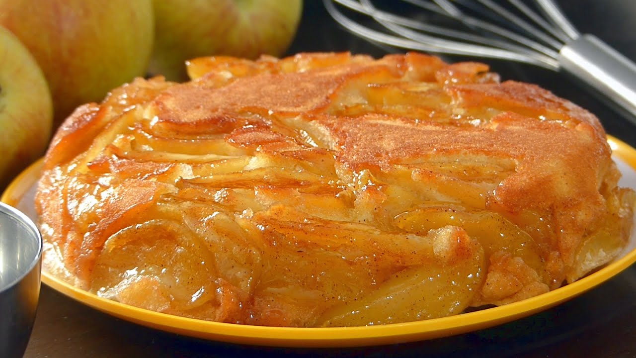 Tarta de Manzana en Sarten ¡100 SIN HORNO