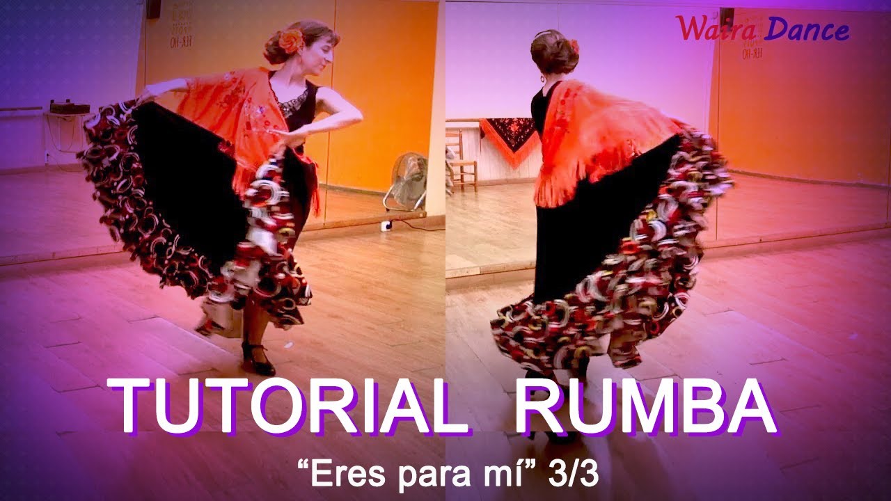 Tutorial Rumba Flamenca nivel Intermedio 33 Con falda