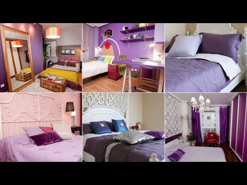 Color morado o lila para dormitorios Hogarmania