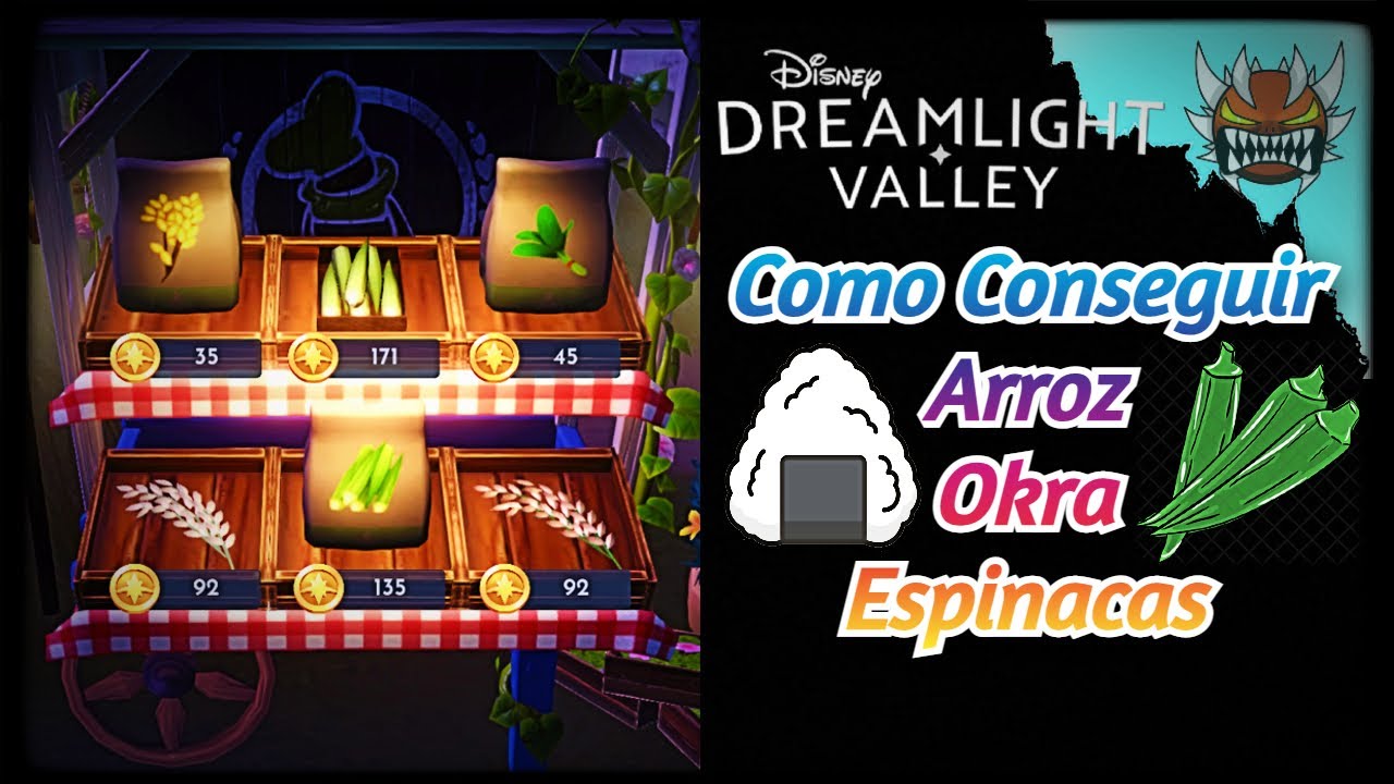 Disney Dreamlight Valley Como Conseguir Arroz Okra Y Espinacas