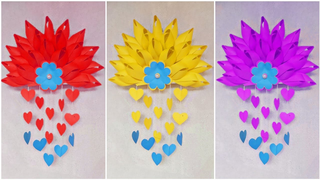 Beautiful and Easy Paper Wall Hanging Paper craft For