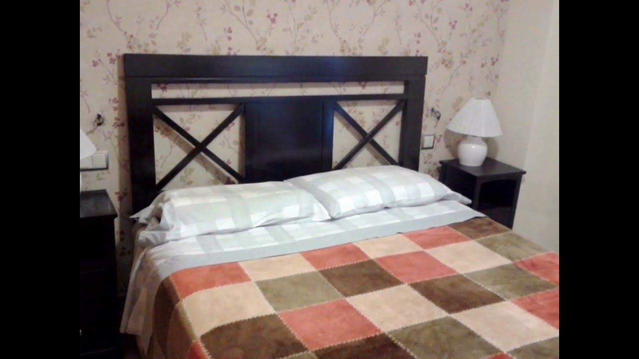 Cabecero de madera con aspas para dormitorio matrimonio tudecoracom