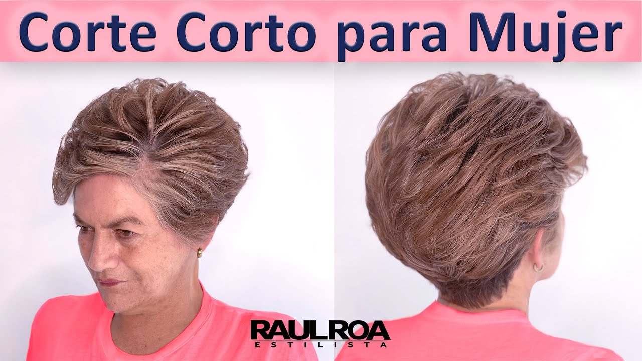 Corte de cabello para mujer mayor RAUL ROA ESTILISTA