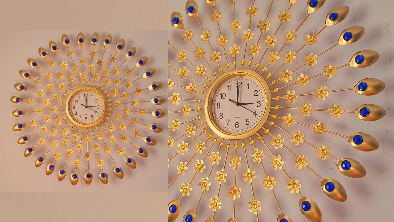 Reloj decorativo de flores decorative flower clock
