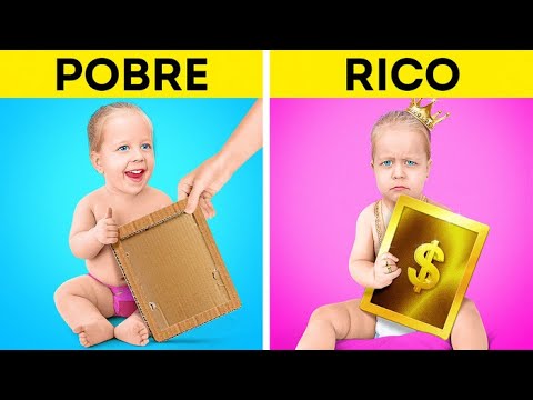 MAMA RICA VS POBRE IMPRESIONANTES IDEAS DE BRICOLAJE PARA