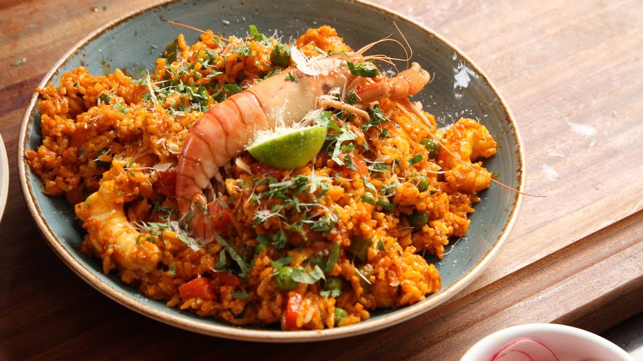 Recetas arroz con camarones al estilo de Peru Gaston