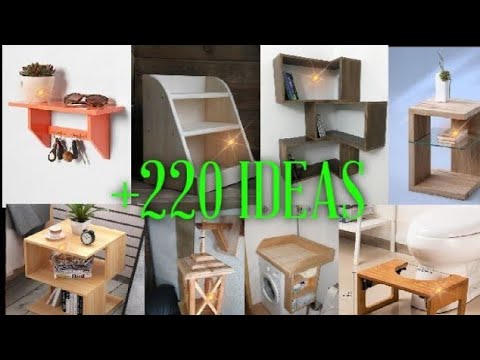 220 Ideas de madera que puedes hacer para vender y
