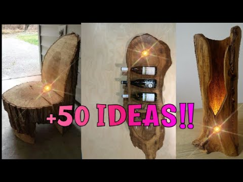 Maravillosas 50 Ideas con troncos viejos y Ramas secas IDEAS