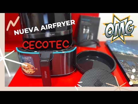 NUEVA FREIDORA DE AIRE CECOTEC CECOFRY FULL INOXBLACK 5500