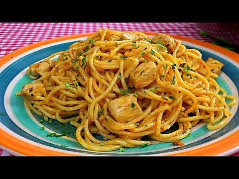 Cocina una deliciosa pasta en 10 minutos/receta fácil/ espaguetis con