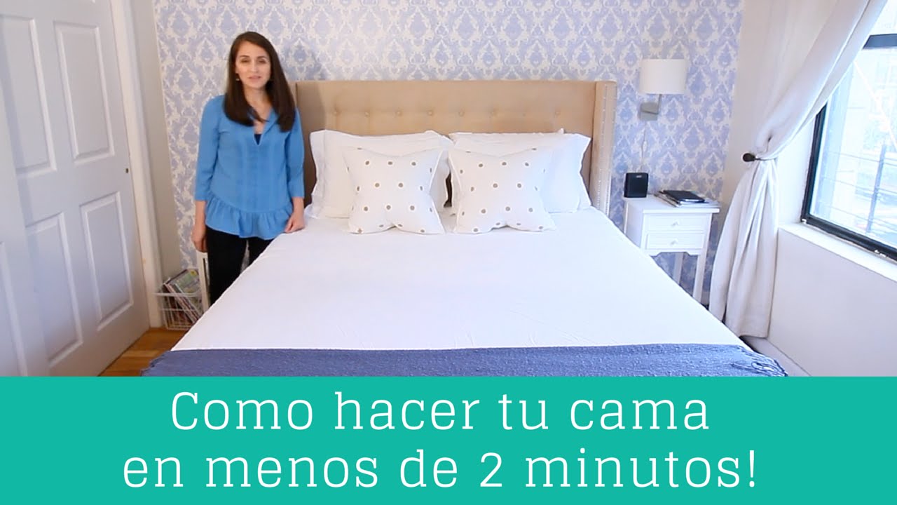 Como hacer tu cama en menos de 2 minutos