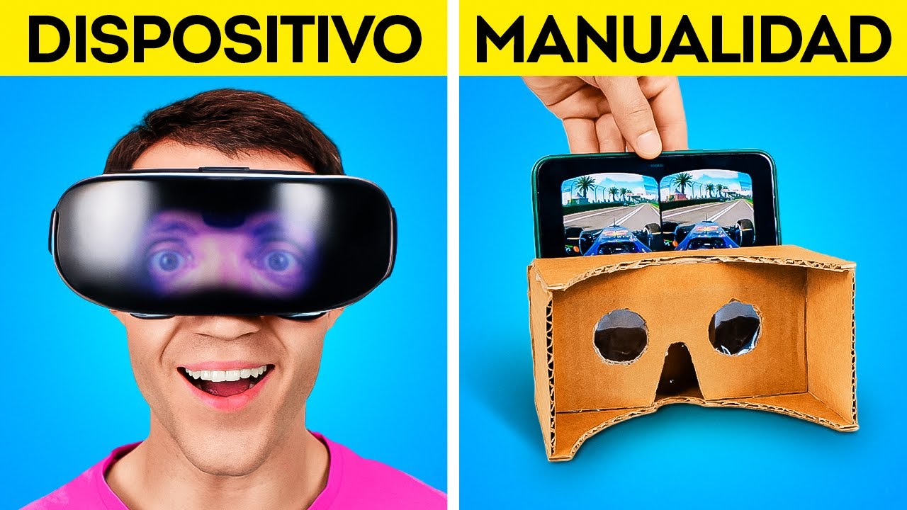 Como hacer un smartphone VR casero Y otras manualidades para
