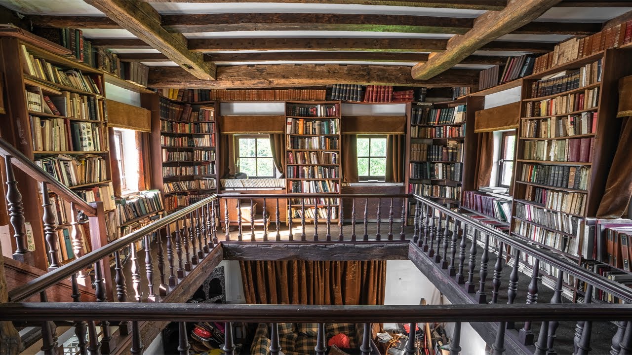 Found Magical Library inside this Abandoned Belgian Millionaire39s Mansion