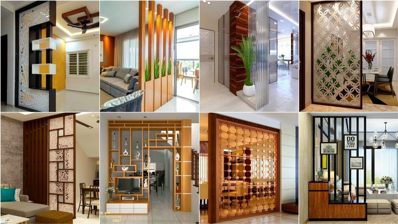 100 Ideas geniales para separadores de ambientes en interiores 2023