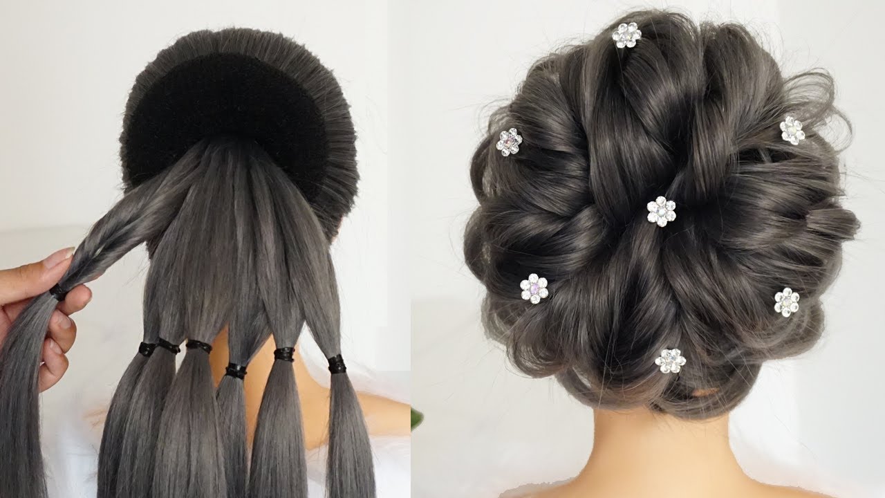 Perfect Messy Bun Hairstyle Hairstyle For Bridal | Ladies