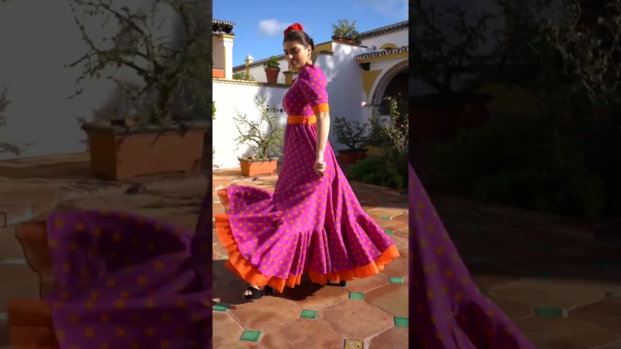 Traje de flamenca | Modelo Esmeralda | Colección 2023