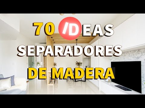 70 IDEAS para SEPARAR AMBIENTES MODERNOS de LISTONES de MADERA