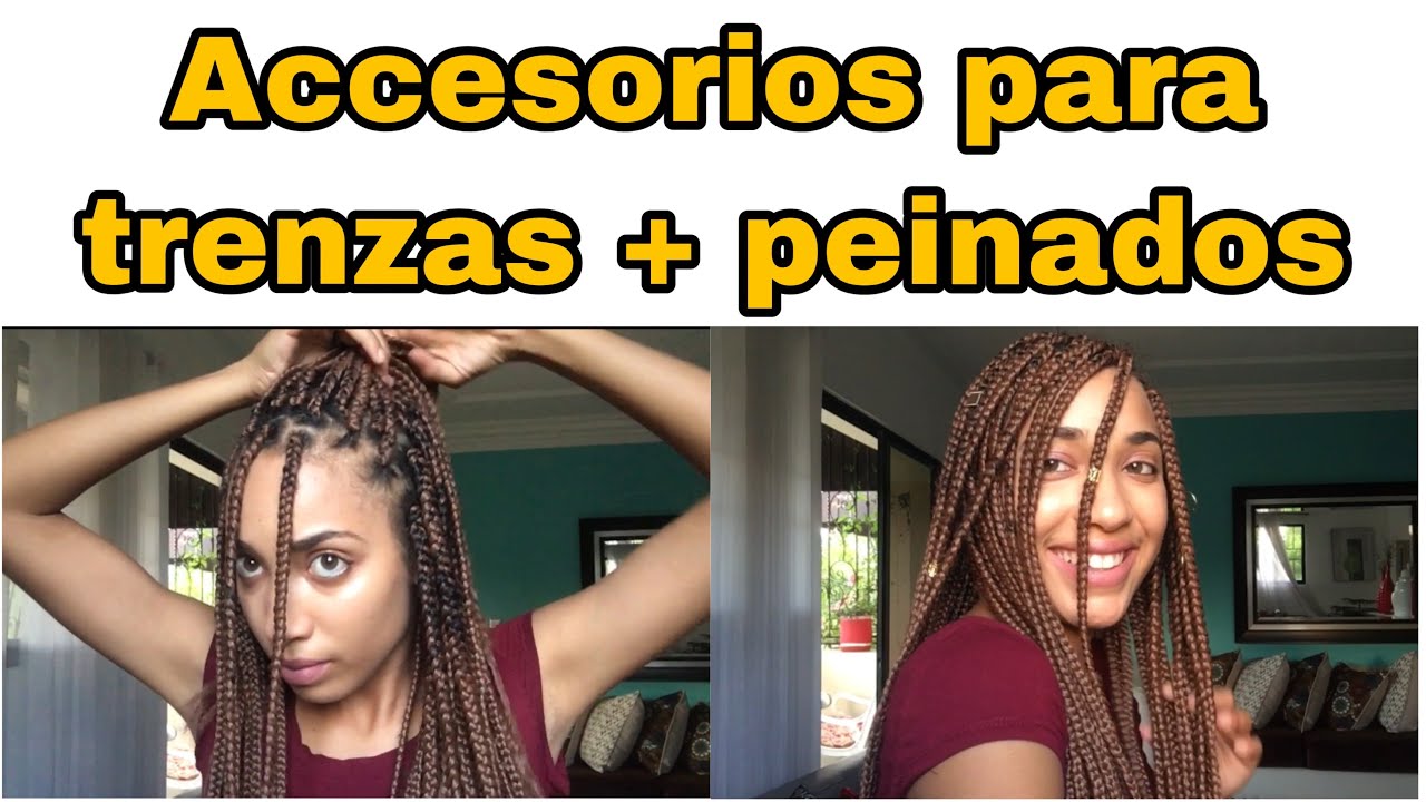 Cómo adornar las trenzas africanas + peinados l Anny Crespa