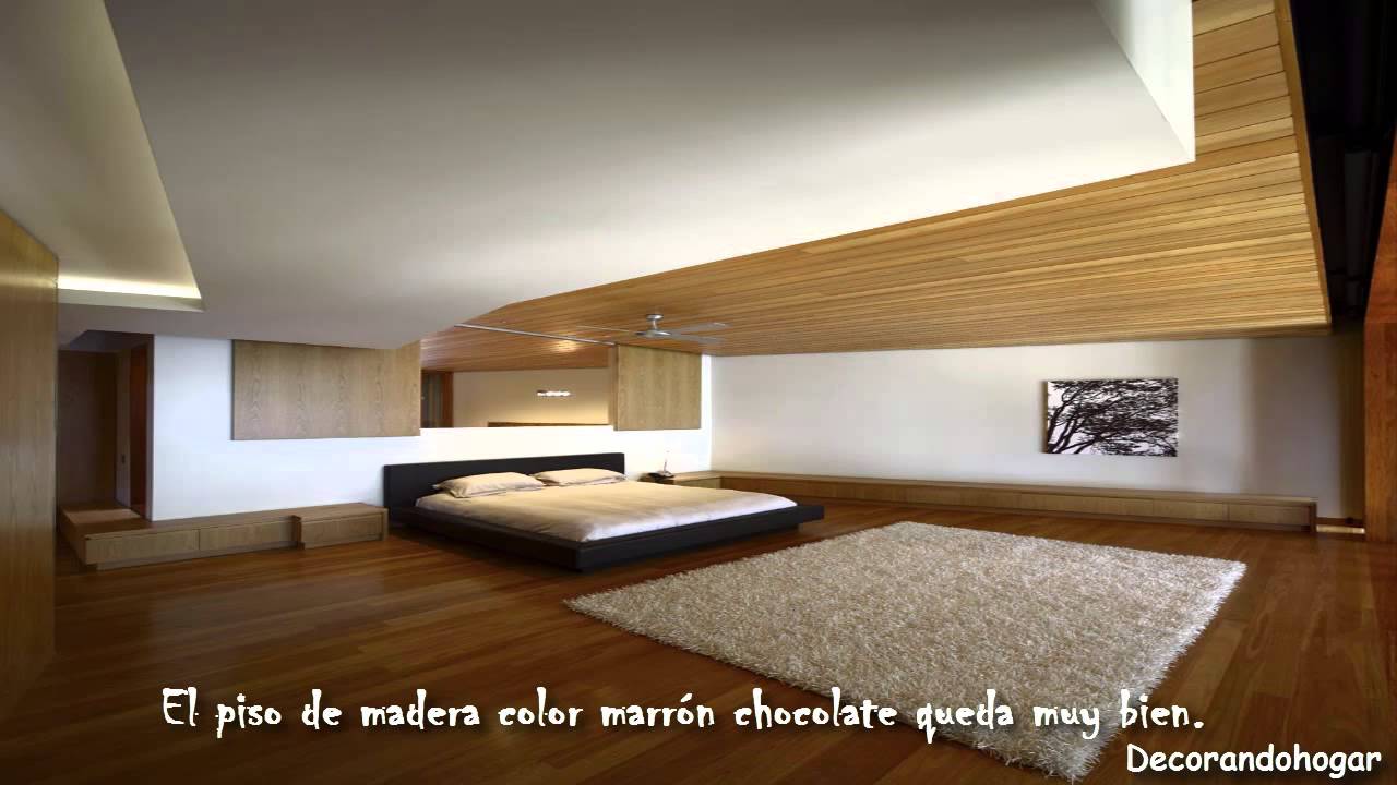 Dormitorios con Piso de Madera | Decorar cuarto con suelo