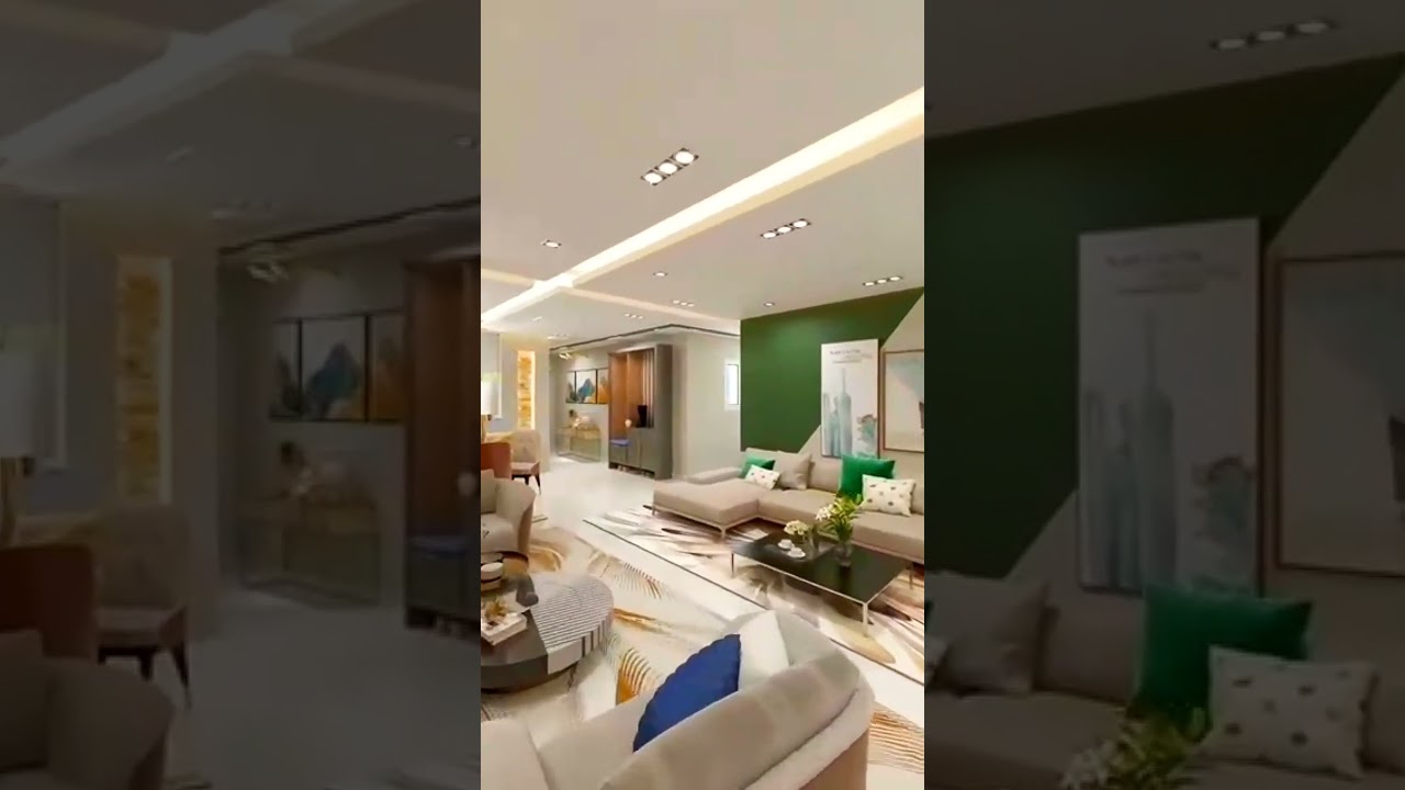 Hallway Living Room and Dining Room Decor Ideas|Home Interior Designs