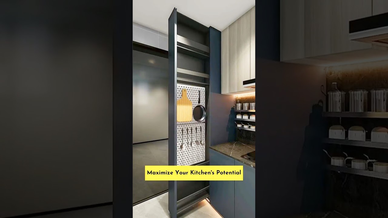 Maximize your kitchen potential | Kitchen Interior Designs #homeinterior #viral
