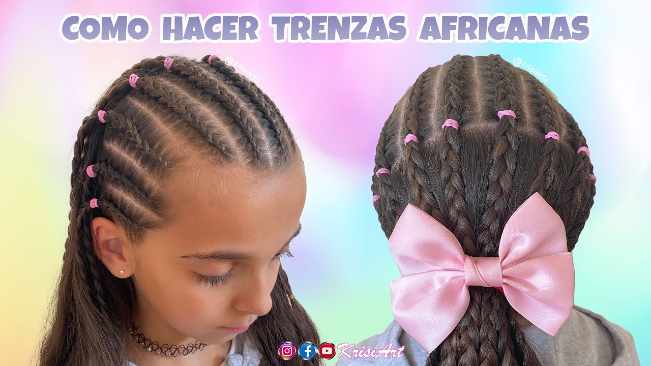 Sorpréndete con las #Trenzas Africanas! ¡Una Técnica para peinar! #Peinados