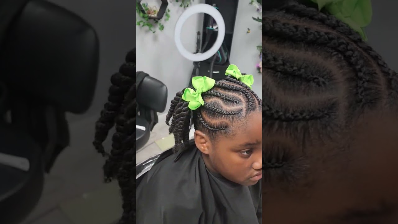 kids hairstyles ideas 💙❤️ #naturalhairjourney #braid