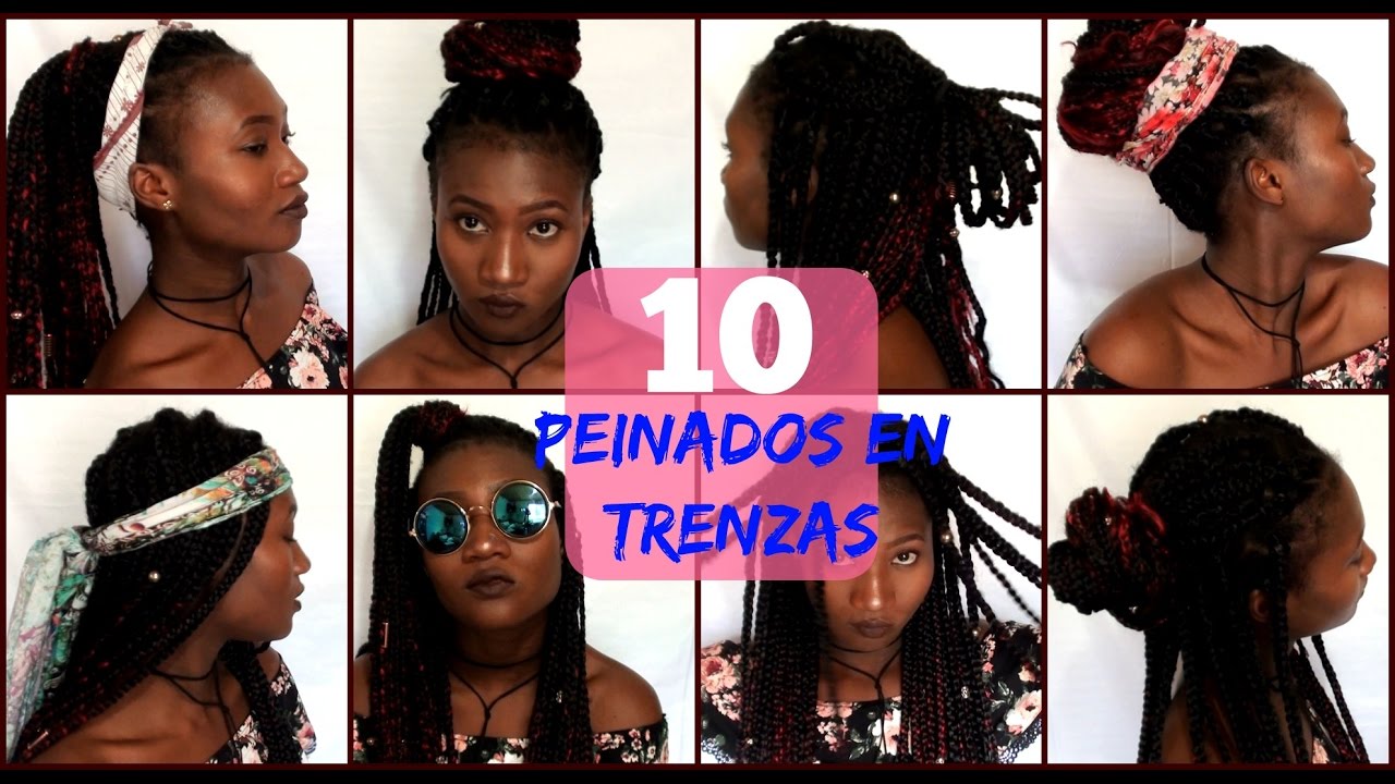 10 PEINADOS FÁCILES PARA TRENZAS AFRICANAS ♥ Yudis