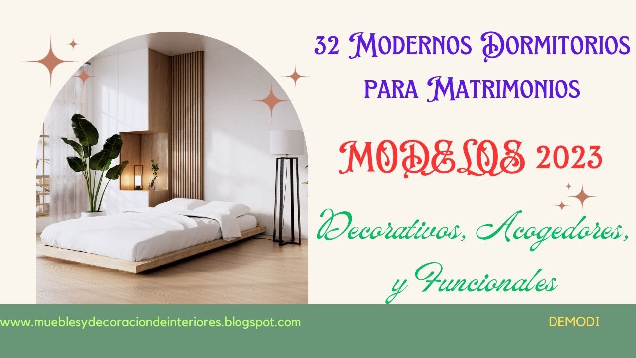 32 Modernos Dormitorios para Matrimonios Modelos 2023 Decorativos, Acogedores,