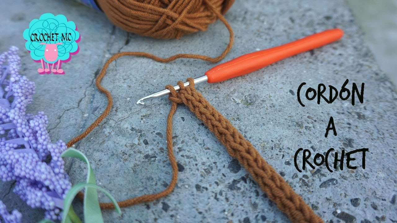 Cordón a crochet paso a paso