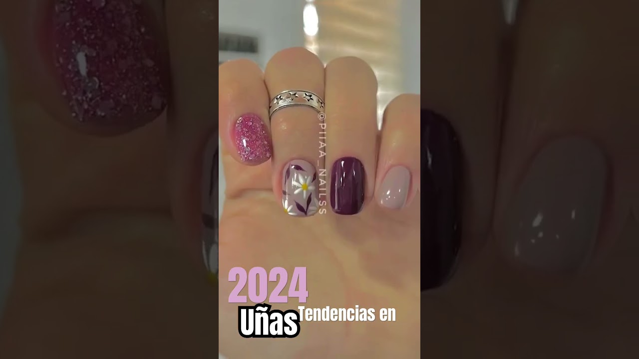 2024 Tendencias UÃ±as ðŸ’… #nailtutorial #nails #manicure