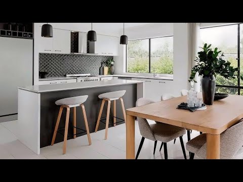 Ideas de diseño de cocinas modulares 2024 | Colores de