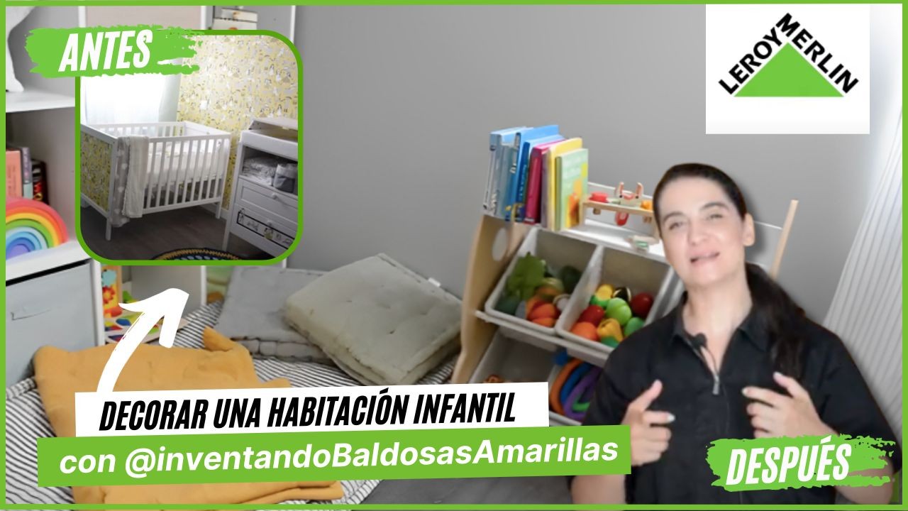 Ideas para decorar una habitación infantil con @InventandoBaldosasAmarillas | LEROY