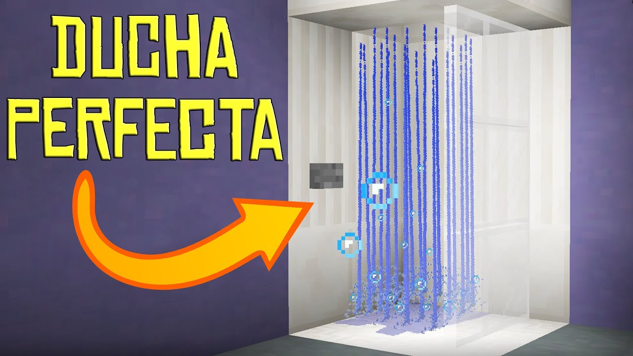 ✔ Minecraft: Como hacer una ducha FUNCIONAL